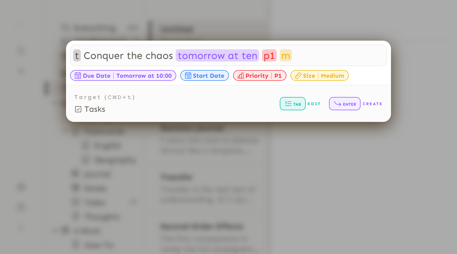 Snippets Tasks